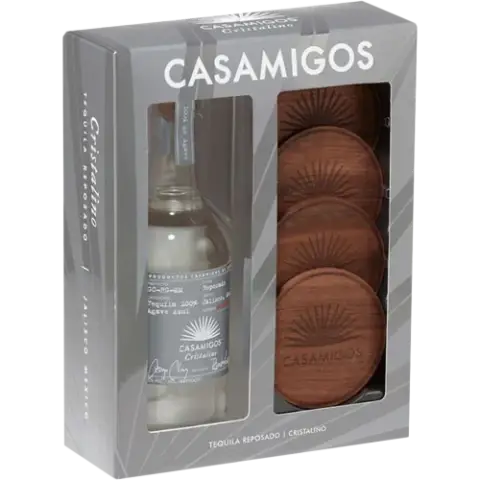 Casamigos Tequila Cristalino Reposado with Coasters