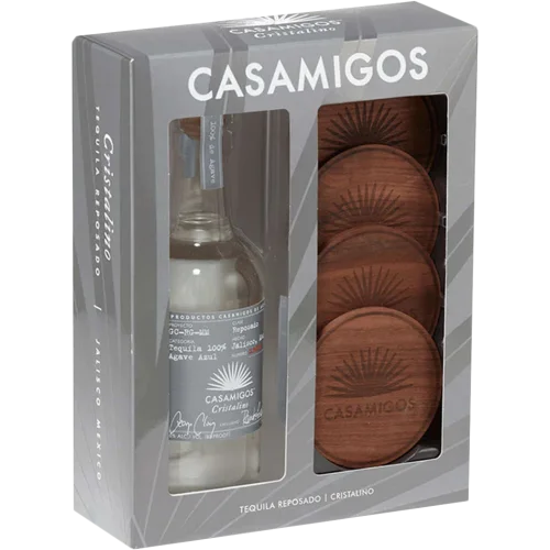 Casamigos Tequila Cristalino Reposado with Coasters