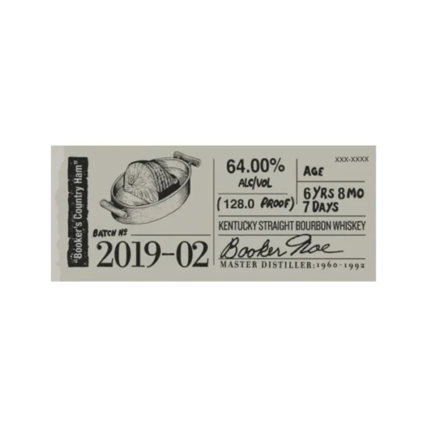 Booker’s Bourbon 2019-02 “Booker’s Country Ham”