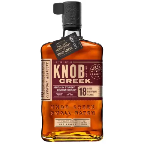 Knob Creek 18 Year Old Kentucky Straight Bourbon Whiskey