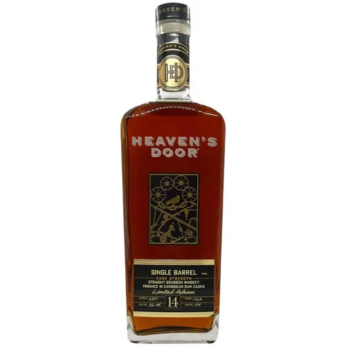 Heaven’s Door 14 Year Old Single Barrel Caribbean Rum Casks Finished Bourbon Whiskey