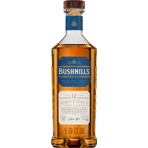 Bushmills 12 Year Old Single Malt Irish Whiskey