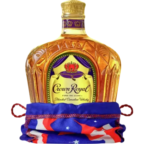 Crown Royal Limited Edition Camo Bag Fine Deluxe Blended Canadian Whisky