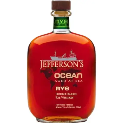 Jefferson’s Ocean Aged at Sea Voyage 26 Double Barrel Rye Whiskey