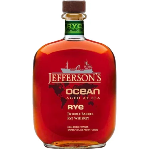 Jefferson’s Ocean Aged at Sea Voyage 26 Double Barrel Rye Whiskey