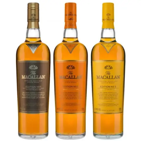 The Macallan Edition Series Set (No. 1 + No. 2 + No. 3)