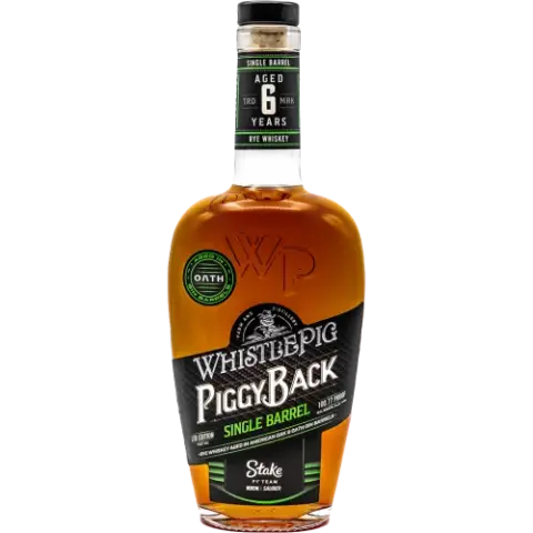 Whistlepig Piggyback Legends Series: 2024 Stake F1® Team KICK Sauber Single Barrel Rye Whiskey